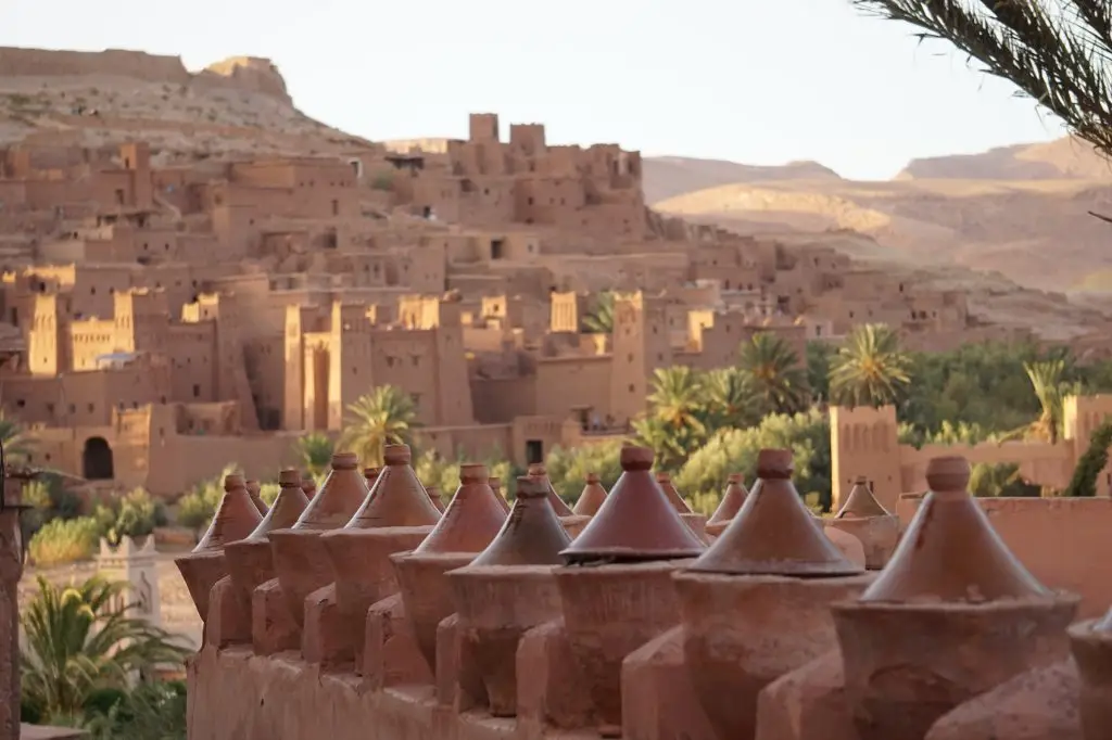 Tagines in Ait Benhaddou