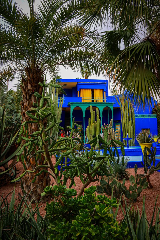 Majorelle Blue in Majorelle Garden